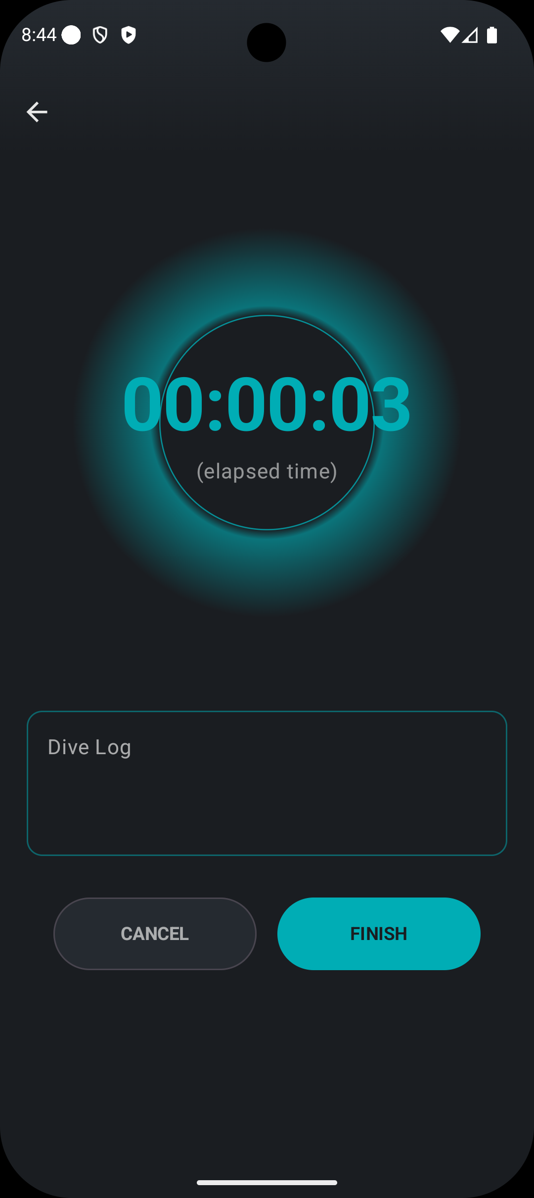 flow Timer Screen